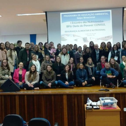 Encontro com nutricionistas da região